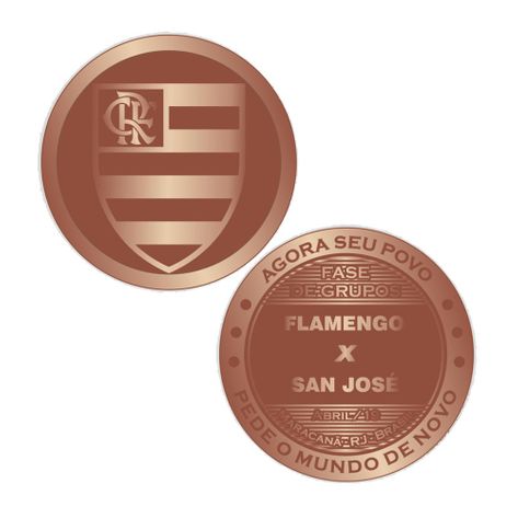Medalha Moeda Flamengo X San José UN