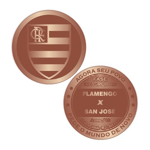 Medalha Moeda Flamengo X San José UN
