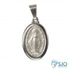 Medalha Oval de Inox de Nossa Senhora das Graças | SJO Artigos Religiosos