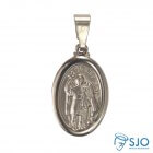Medalha Oval de Inox de Santo Expedito | SJO Artigos Religiosos