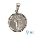 Medalha Redonda de Inox do Santo Expedito | SJO Artigos Religiosos