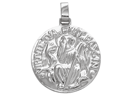 Medalha São Bento em Aço 2,5cm