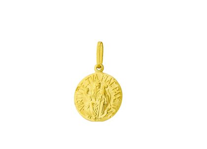Medalha São Bento Pequena Ouro Amarelo