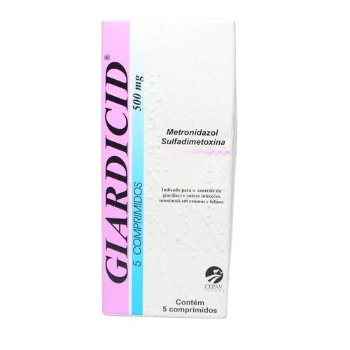 Medicamento Cepav Giardicid 500mg 5 Comprimidos
