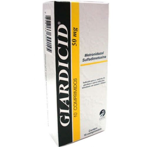 Medicamento Cepav Giardicid 50mg - 10 Comprimidos 50mg