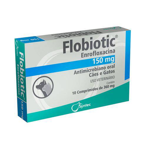 Medicamento Syntec Flobiotic para Câes e Gatos - 10 Comprimidos - 150mg