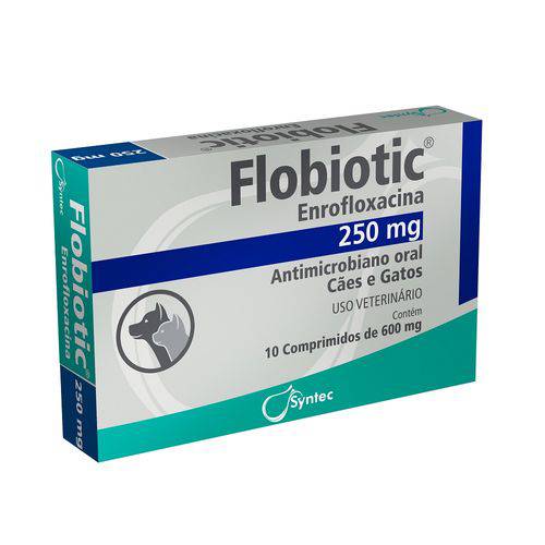 Medicamento Syntec Flobiotic para Câes e Gatos - 10 Comprimidos - 250mg