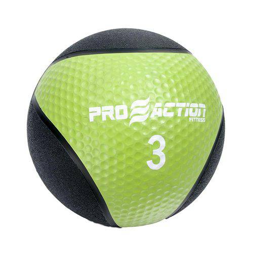 Medicine Ball 3Kg para Treinamento Funcional Proaction G192