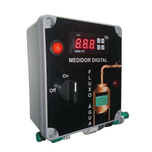 Medidor Controlador Digital Fluxo Água em Litros