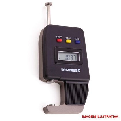 Medidor de Espessura Digitais 0-25mm - Digimess Produto Sem Certificado