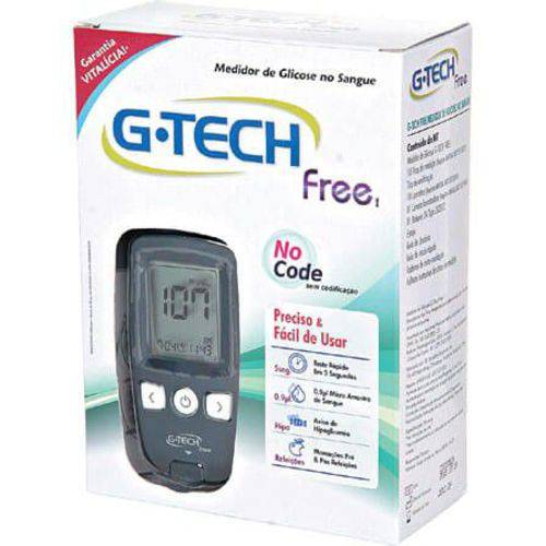 Medidor de Glicemia G.tech Free Kit