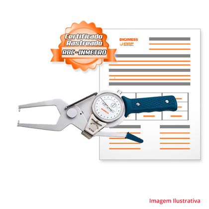 Medidor Interno com Relógio e Hastes Longas 15-35mm - Digimess Produto com Certificado de Calibração RBC
