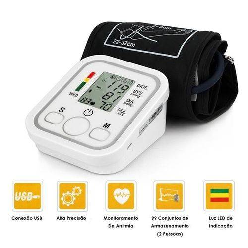 Medidor Monitor Automático de Pressão Arterial