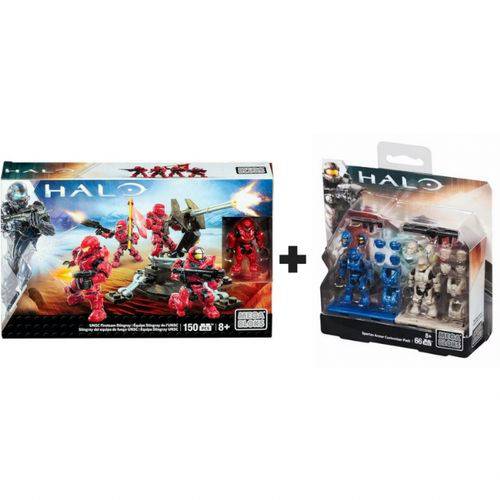 Mega Blocks - Equipe Stingray + Armaduras dos Spartans - Mattel