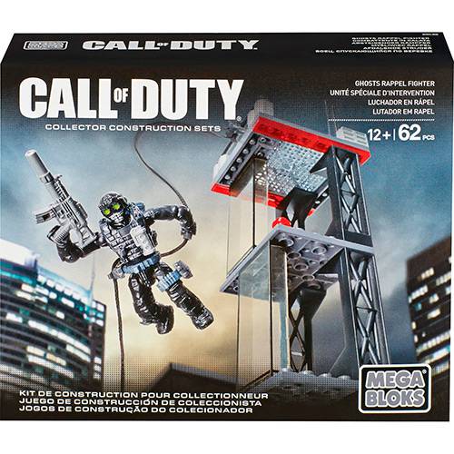 Mega Bloks Call Of Duty Collector Construction Sets Lutador em Rapel - Mattel