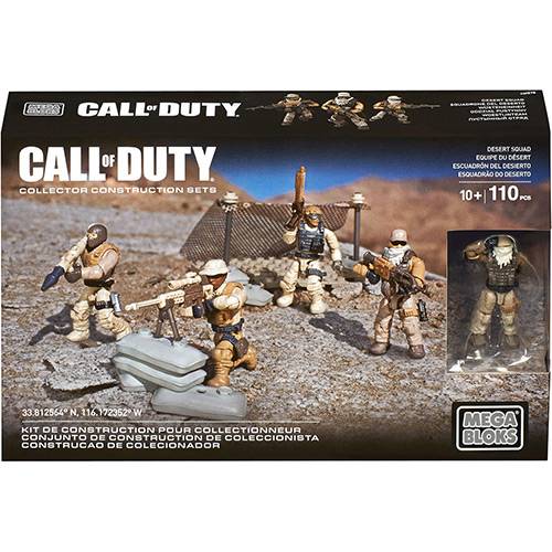 Mega Bloks Call Of Duty Pacote de Tropas Esquadrão do Deserto - Mattel