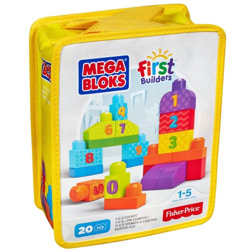 Mega Bloks - Sacola Números 20 Peças - Fisher Price