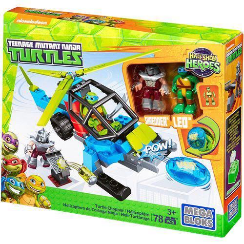Mega Bloks Tartarugas Ninjas (heli-tartaruga) - Mattel