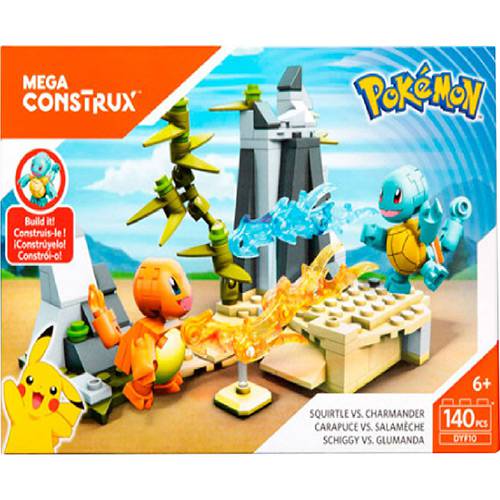 Mega Construx Pokémon Batalha Pokémon Squirtle Vs Charmander - Mattel
