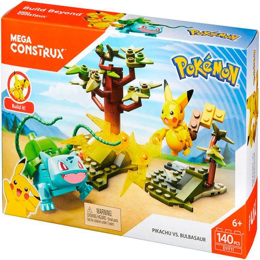 Mega Construx Pokémon Pikachu Vs Bulbasaur - Mattel