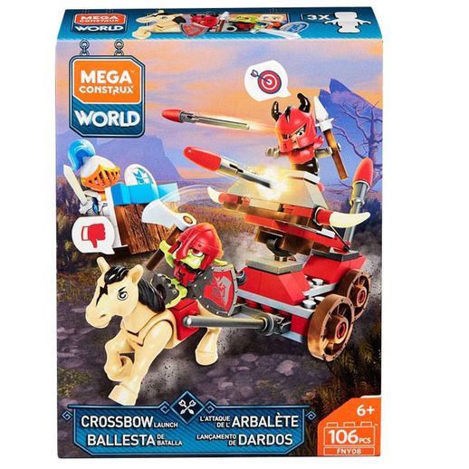 Mega Construx World Lançamento de Dardos - Mattel
