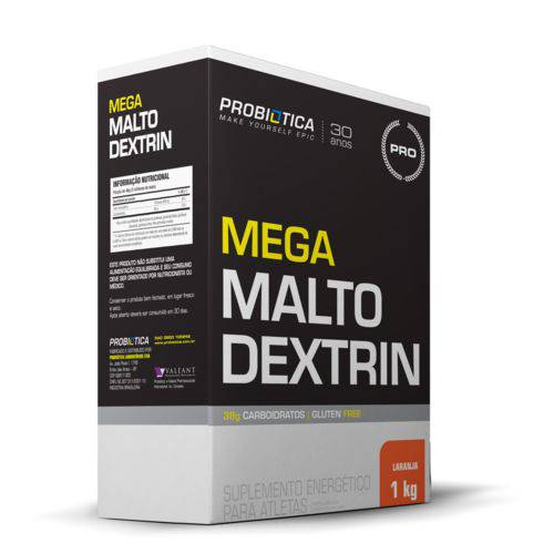Mega Malto Dextrin - 1000g - Probiótica - Sbor Laranja