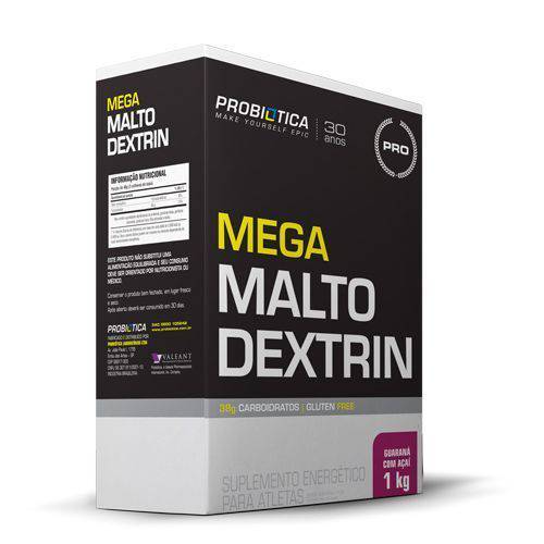 Mega Maltodextrin - 1 Kg Guaraná com Açaí - Probiótica