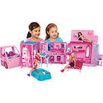 Mega Trailer Barbie Family Mattel Rosa