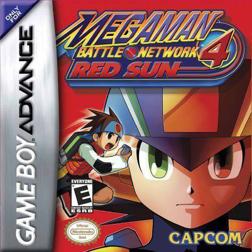 Megaman Battle Network 4 Red Sun - Gba
