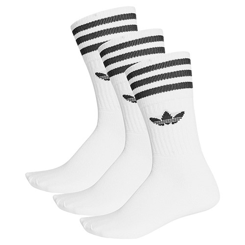Meia Adidas Solid Crew 3Pp