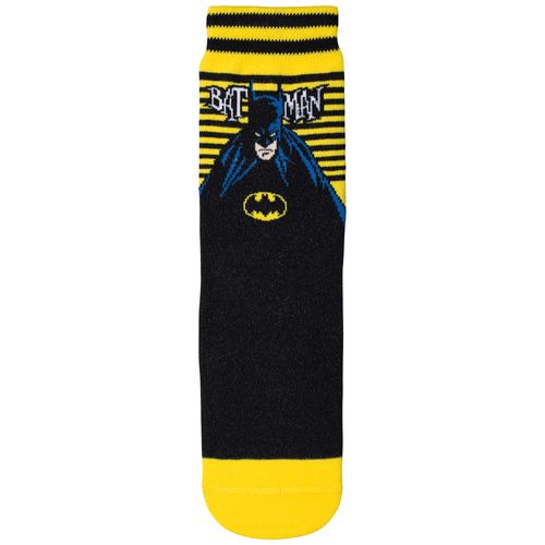 Meia Batman (Adulto) Tamanho: G | Cor: Yellow | Calçados: 39 a 44