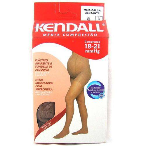 Meia-calça Gestante Kendall 18 - 21mmhg - G, Ponteira Fechada, Mel