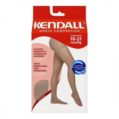 Meia-calça Kendall 18-21mmhg - Gg, Ponteira Fechada, Mel