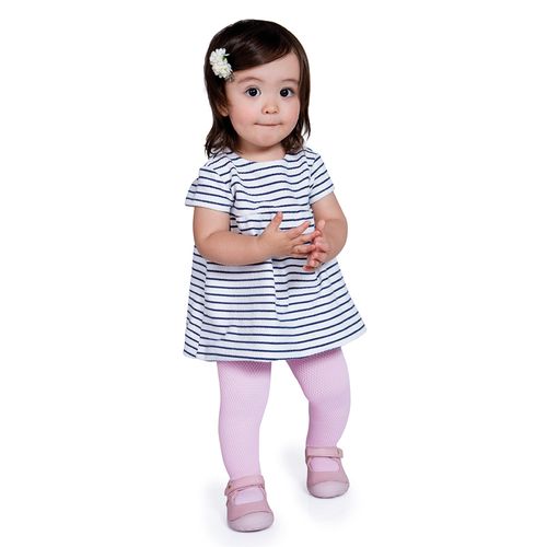 Meia Calça Lobinha Cute - Fio 70 (Infantil) Tamanho: Rn | Cor: Rosa
