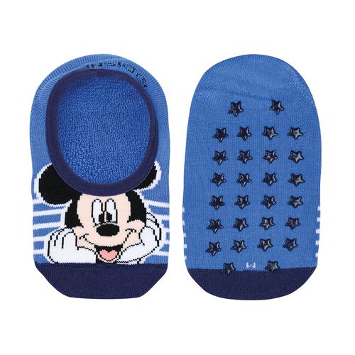 Meia Disney Sapatilha Antiderrapante (Infantil) Tamanho: G | Cor: Azul