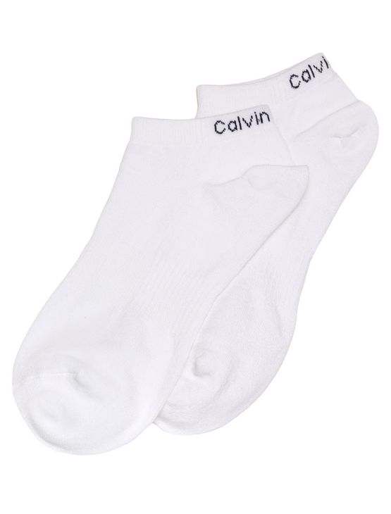 Meia Sem Cano Calvin Klein Jeans Inina Kit 2 Pares Branco