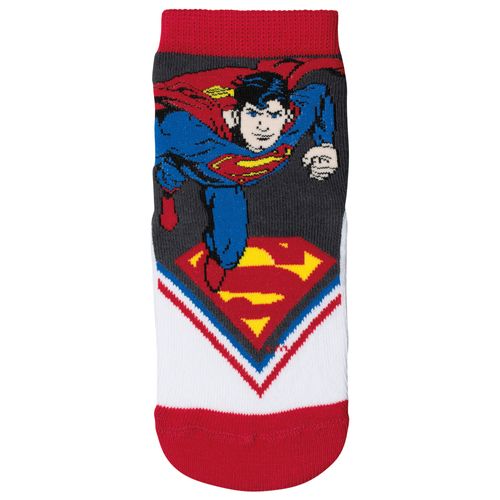 Meia Superman (Infantil) Tamanho: 08 10 | Cor: Branco | Calçados: 32 a 35