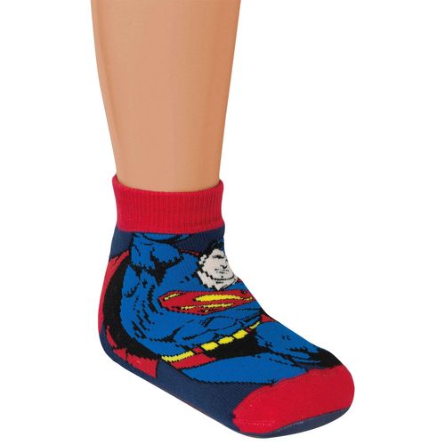 Meia Superman Pantutti (Infantil) Tamanho: 10 | Cor: Marinho | Calçados: 34 a 36
