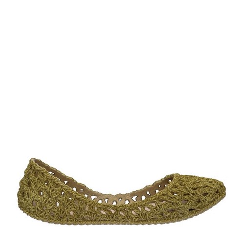 Melissa Mel Campana Crochet Ouro Glitter