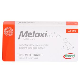 Meloxitabs Biovet 0,5mg C/ 10 Comprimidos