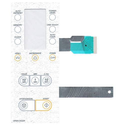 Membrana Teclado Microondas Samsung Mw 8145g / Mw8145 G