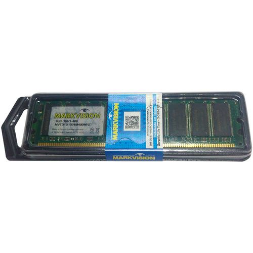 Memória 1GB (1x1GB) DDR 400MHZ MVTD1U1024M400MHZ Markvision