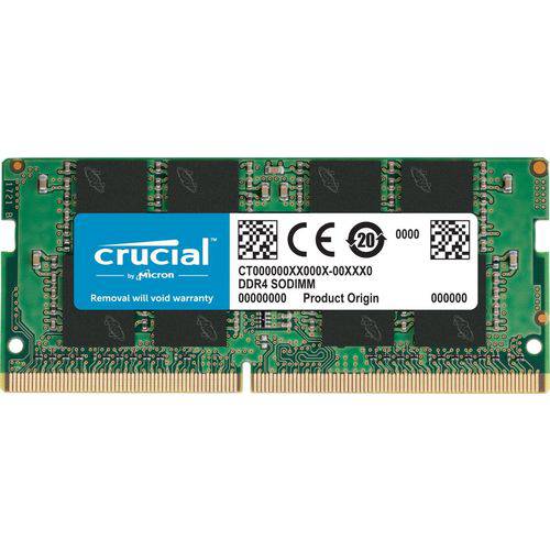 Memória Crucial 8GB 2400Mhz DDR4 P/ Notebook CL17 - CT8G4SFD824A