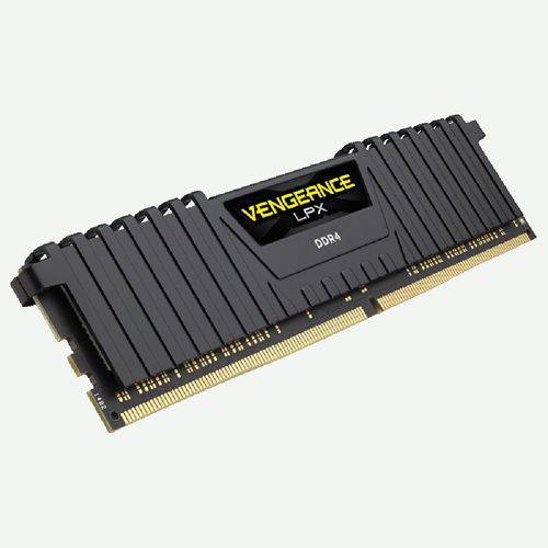 Memória DDR4 - 64GB (8x 8GB) / 3.800MHz - Corsair Vengeance LPX Black - CMK64GX4M8X3800C19