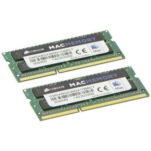Memória MAC Corsair 8 GB (2 X 4GB ) 1066 MHZ / CMSA8GX3M2A1066C7 -1391 1391