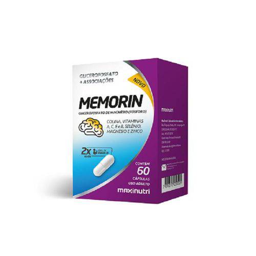Memorin (Fósforo e Vitaminas) 60cps Cápsulas