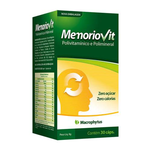 Memoriovit (polivitaminico) Macrophytus - 30caps