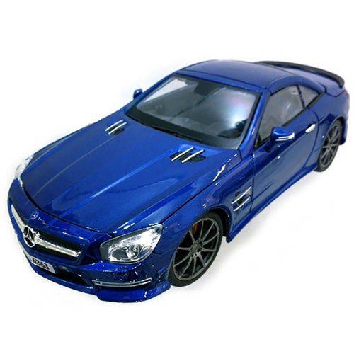 Mercedes Benz Sl63 Amg Hard Top 1:18 Maisto Azul