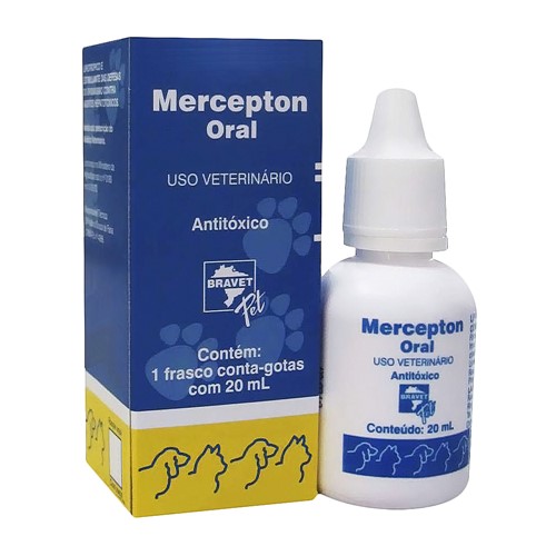Mercepton Gotas Uso Veterinário com 20ml
