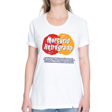 Mercúrio Retrógrado - Camiseta Basicona Unissex